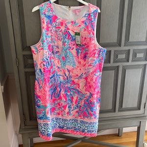 NWT Mila Shift size 16 Light Pascha Pink Aquadesiac Engineered Shift